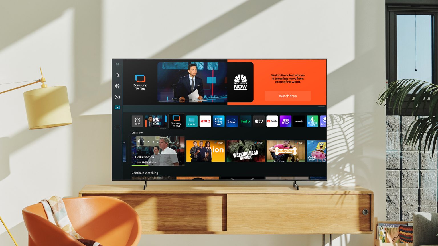 A modern design concept for a YouTube Smart TV application showcasing vibrant visuals and engaging layouts.
