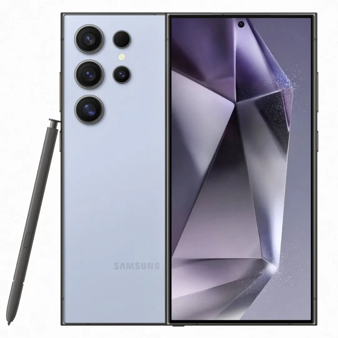 Promotional image of Samsung Galaxy S26 Ultra showcasing its sleek design and advanced features against a futuristic background.
