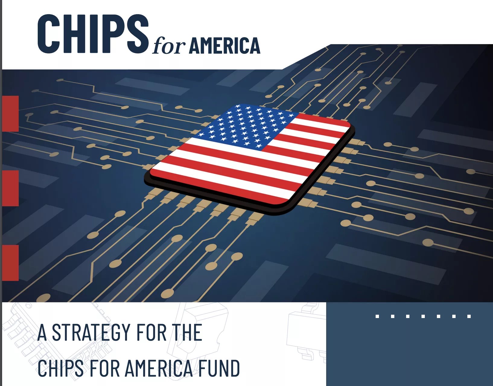 A modern digital artwork illustrating the themes of the Chip Security Act and NVIDIA's AI chips with a futuristic and technological design.