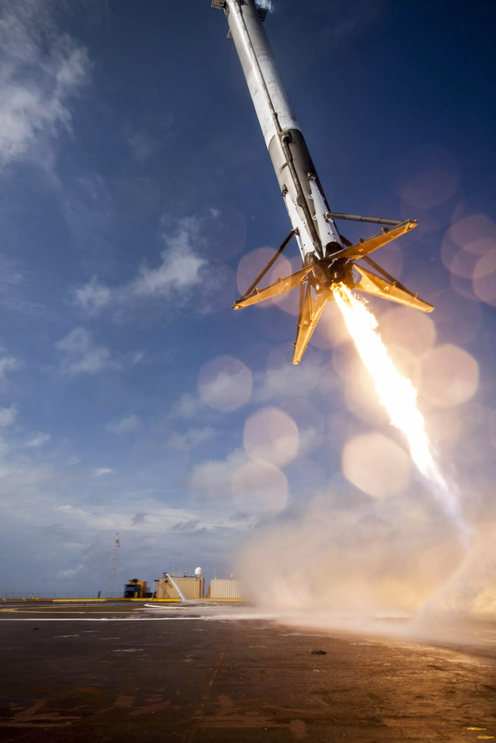 A modern and aesthetic visual representation of SpaceX Starship Flight 9 soaring through a dynamic sky, featuring technological elements and the launch date 20 May.