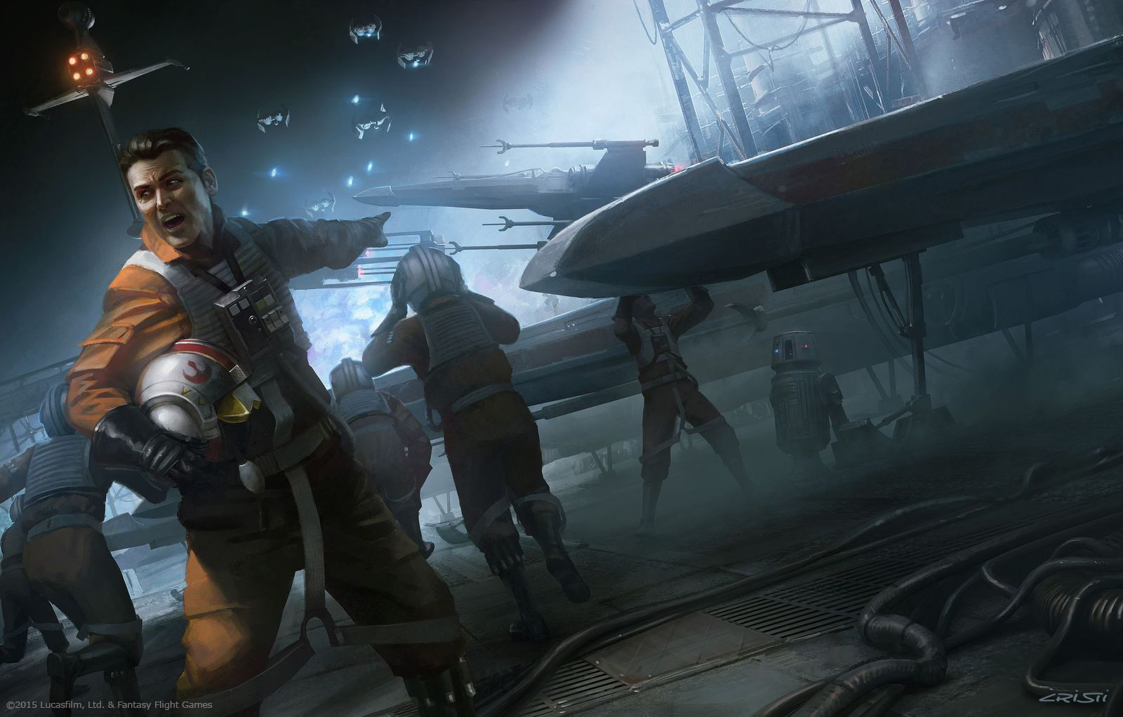 A modern and aesthetic artwork showcasing the new Star Wars game featuring futuristic landscapes, spaceships, and lightsabers essential for the Star Wars universe.