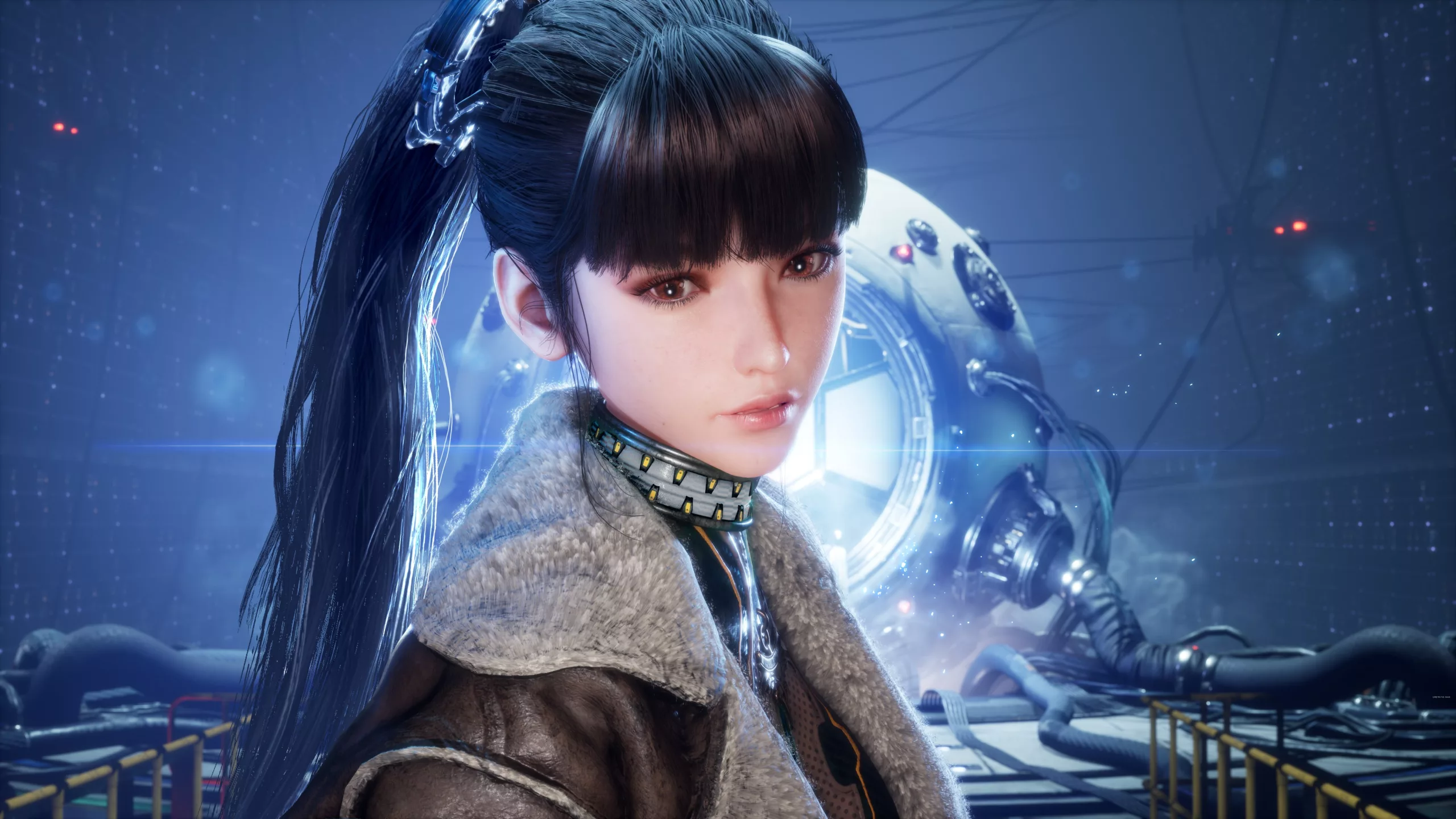 Modern aesthetic digital artwork announcing Stellar Blade release date for PC on 11 June 2025.