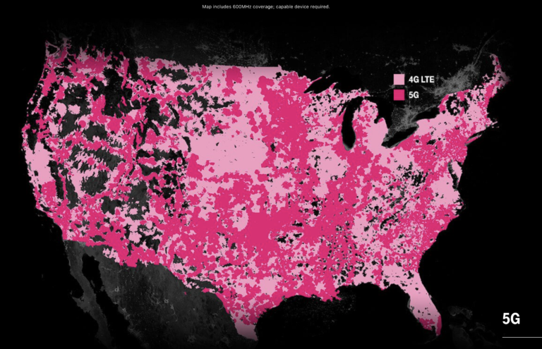 A modern illustration symbolizing the merger of T-Mobile and UScellular, showcasing technology and innovation in telecommunications.