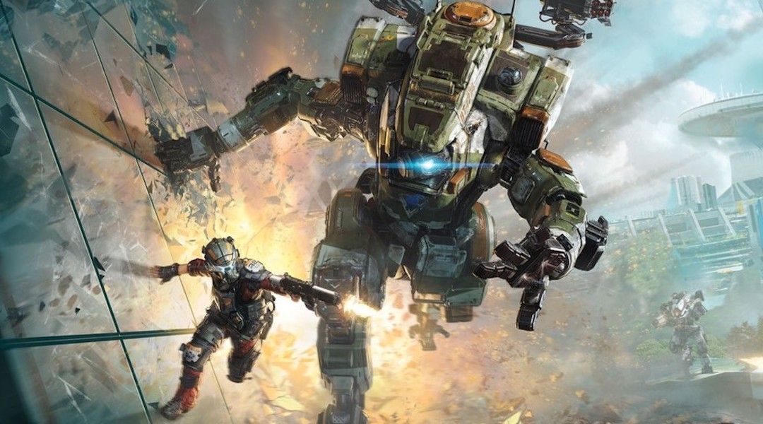 Futuristic representation of the development process for Titanfall 3 featuring advanced technologies and collaborative design environments.