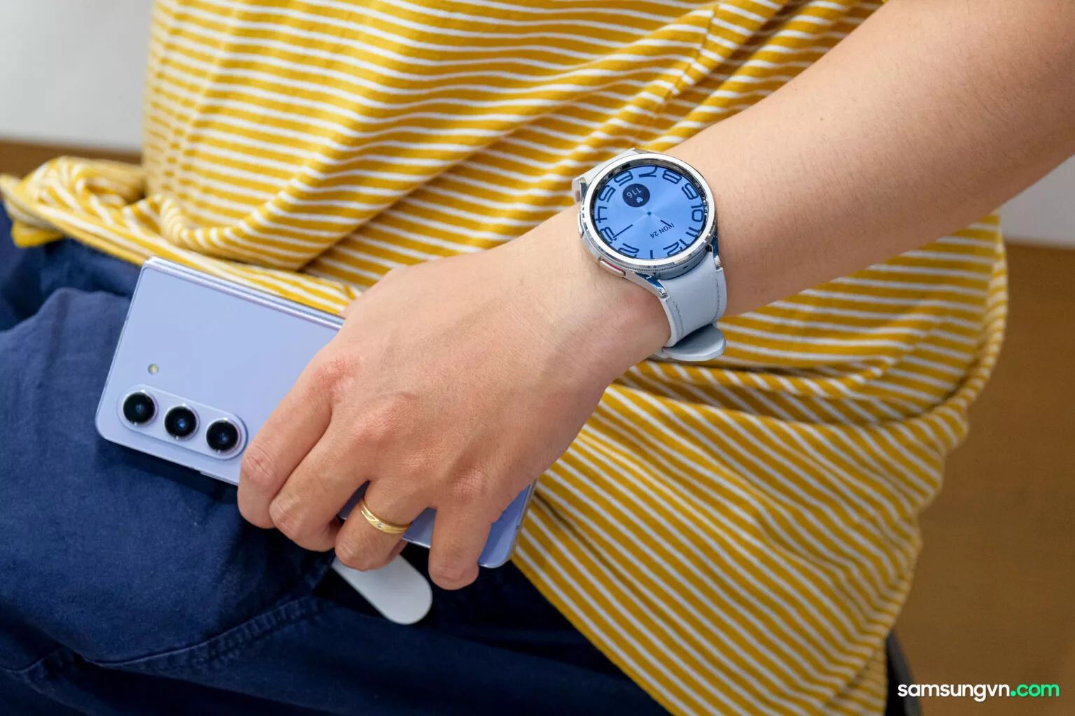 High-quality and modern visual of the Galaxy Watch8 showcasing its design and features.