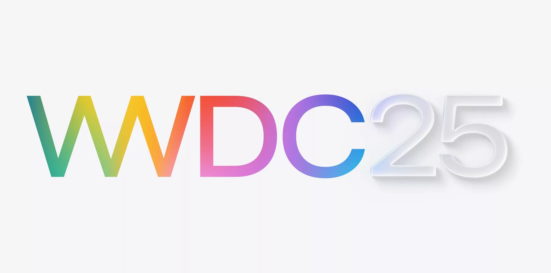 Futuristic artwork representing Apple WWDC 2025, showcasing a vibrant conference hall with the Apple logo and innovative technology displays.
