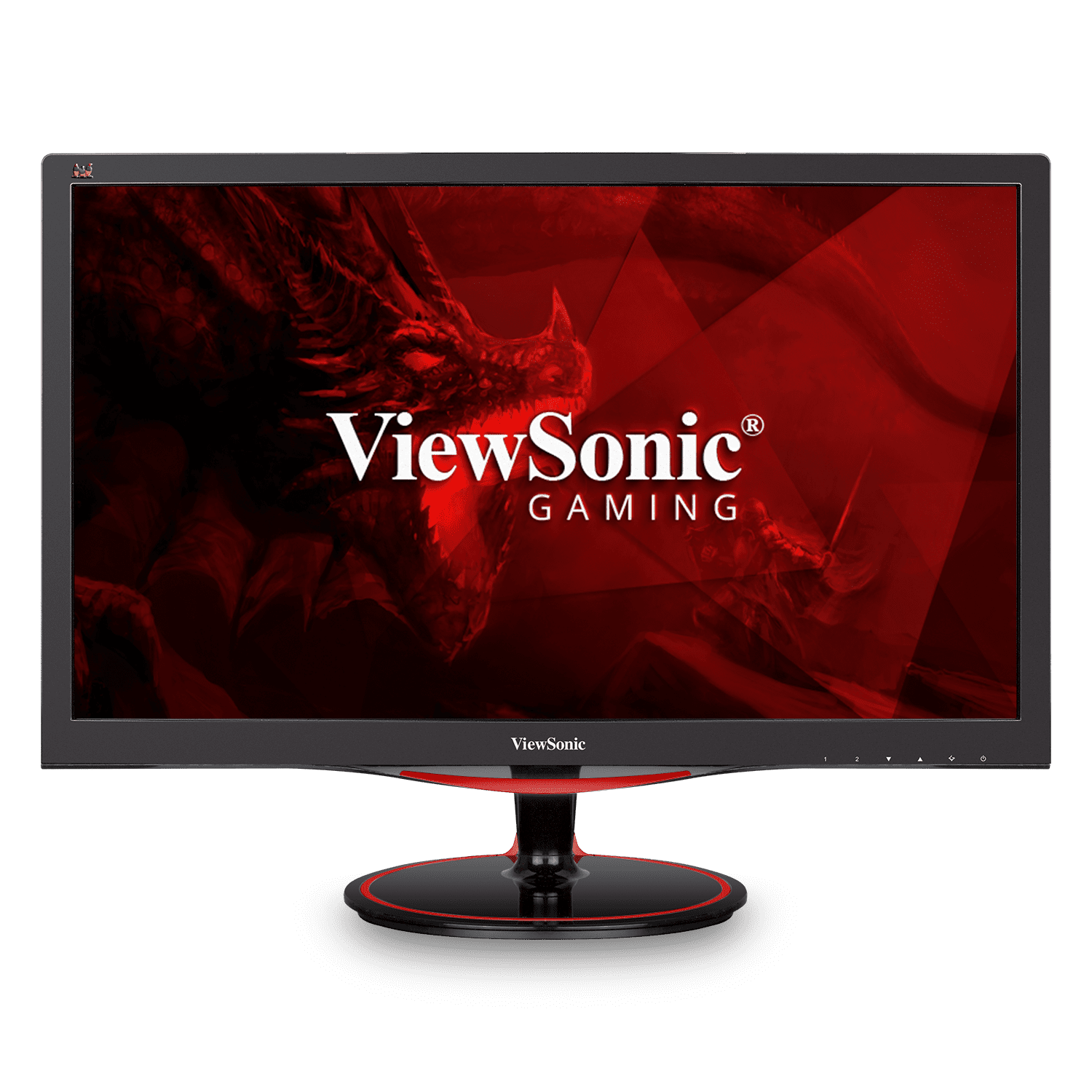 High-performance gaming monitor inspired by ViewSonic VX2758-4K-PRO-2 in a sleek modern setup.
