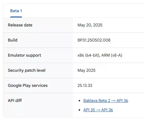 Visual representation of Android 16 QPR1 Beta 1 highlighting new UI changes with a modern and aesthetic design.