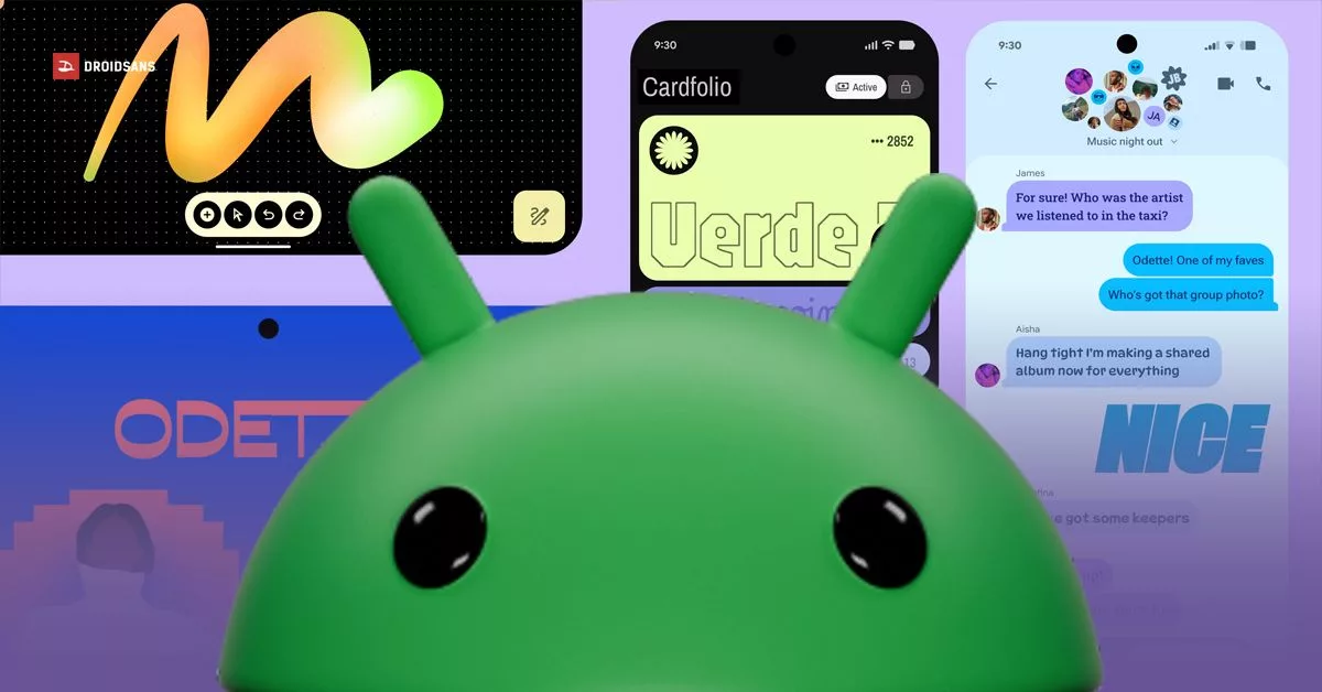 A modern digital artwork showcasing the new UI changes in Android 16 QPR1 Beta 1, featuring vibrant colors and futuristic design elements.