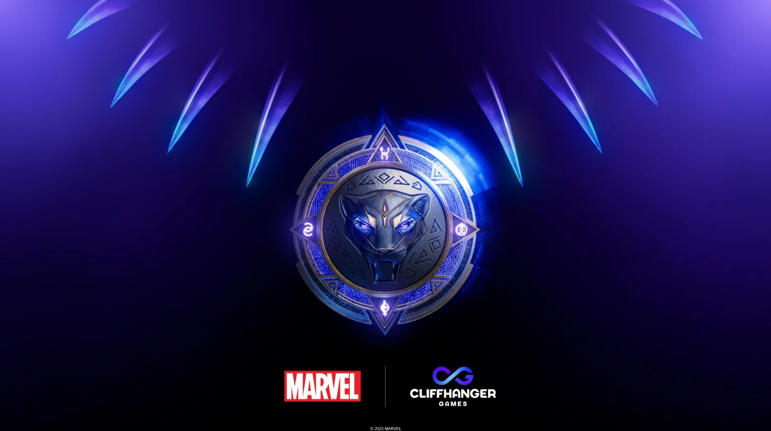 A high-quality digital artwork depicting the Black Panther video game and EA's cancellation decision, featuring a stylized Black Panther with vibrant colors and futuristic design elements.