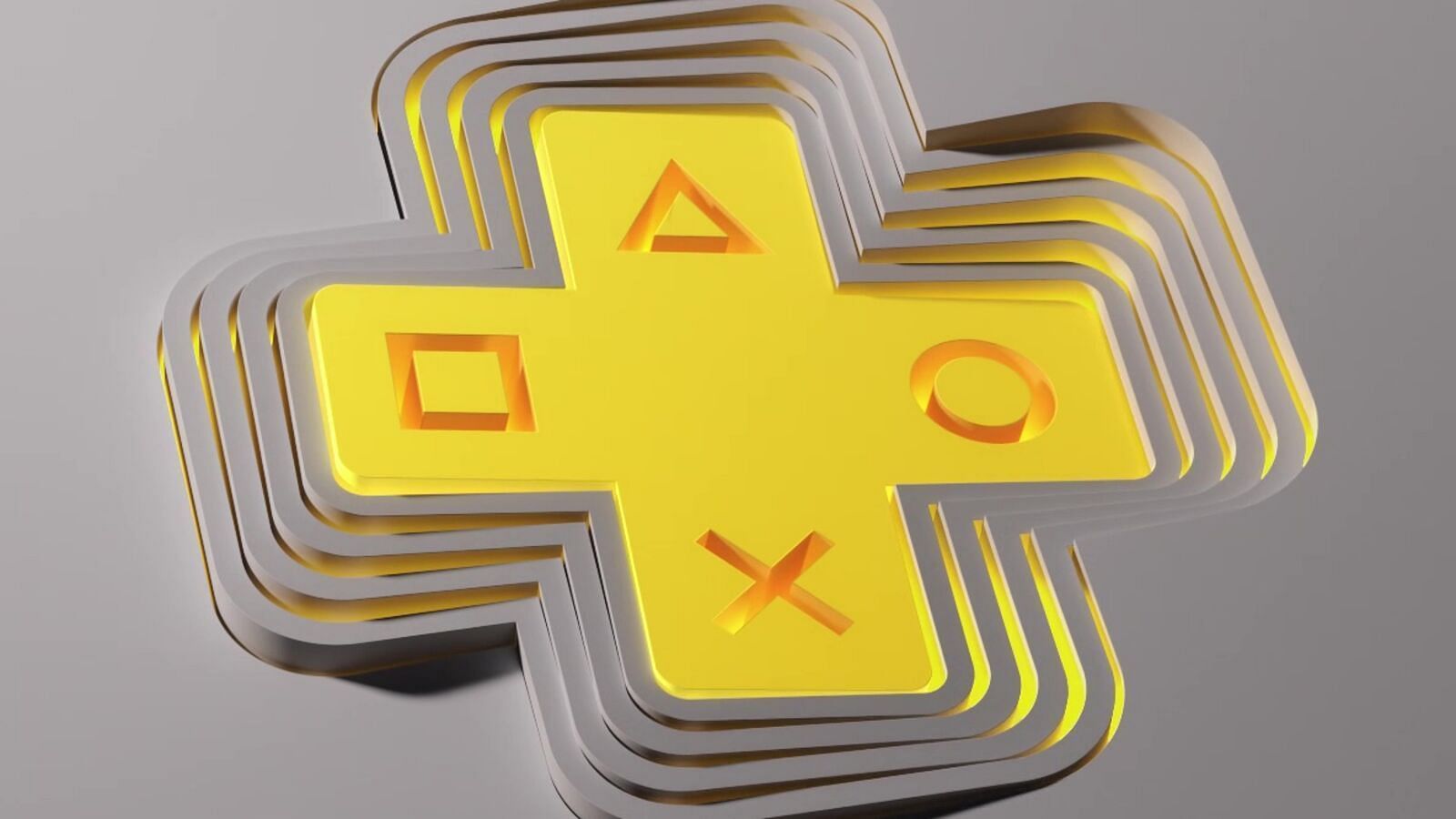 A modern and energetic artwork showcasing PlayStation Plus monthly games for April 2023, featuring gaming elements and a vibrant color palette.
