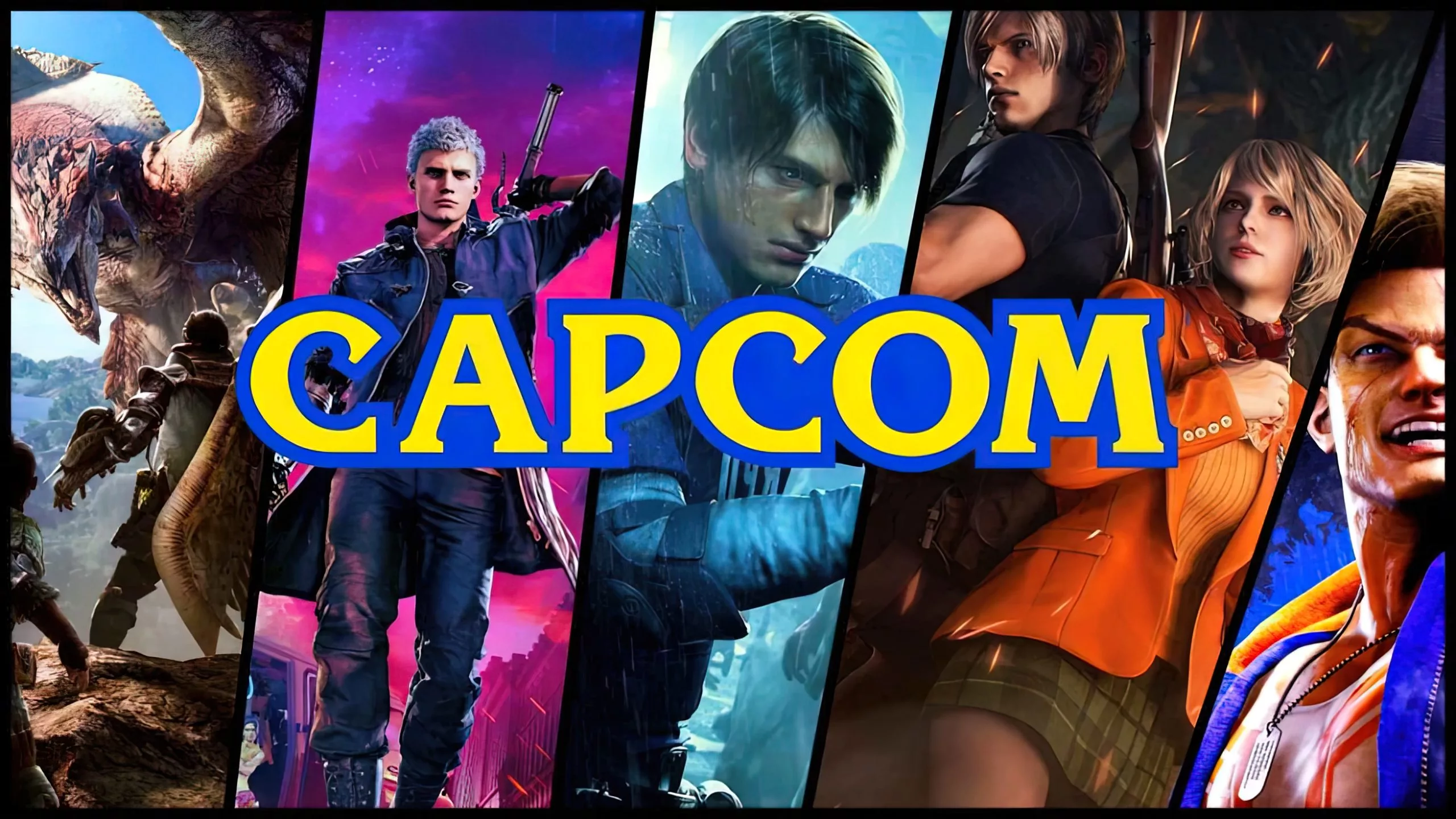 Visual representation of Capcom's expansion plans with a modern office building and a tech-inspired design.