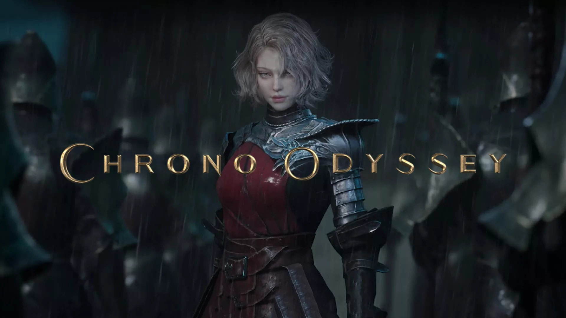 A modern and aesthetic representation of Chrono Odyssey CBT featuring futuristic elements and an adventurous hero.
