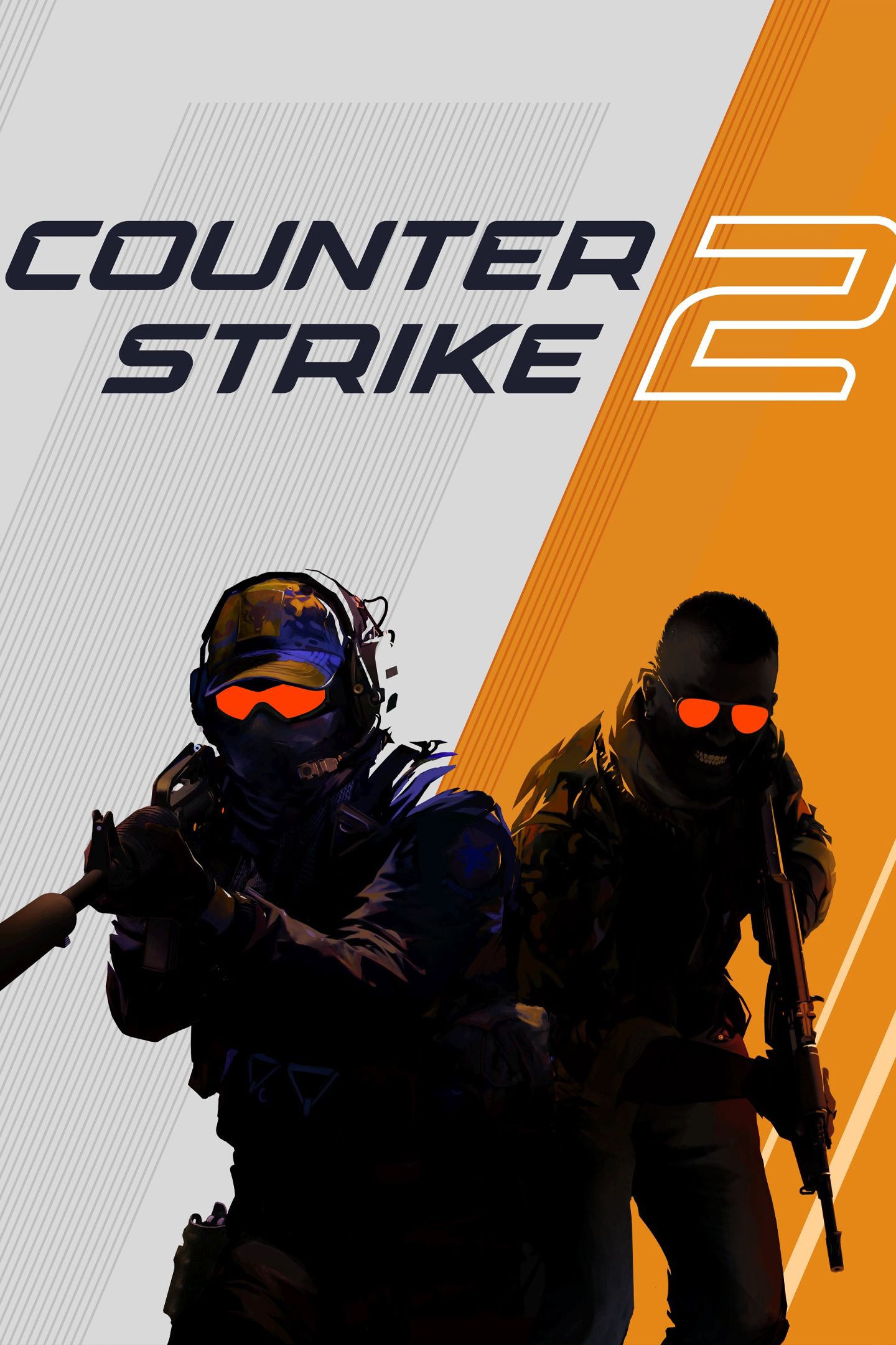 A modern graphic illustrating a cyber attack scenario in Counter-Strike 2, featuring technological elements and a dark, futuristic design.