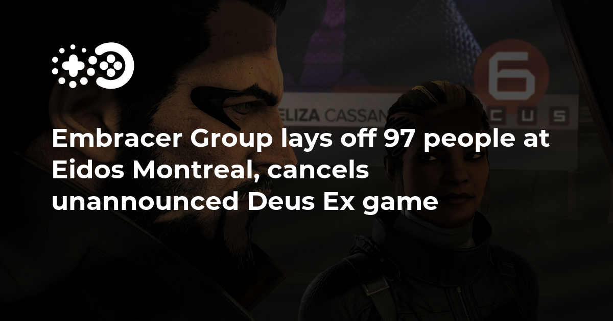 A modern digital artwork representing Eidos Montréal layoffs, showcasing the impact on employees in a sleek professional manner.