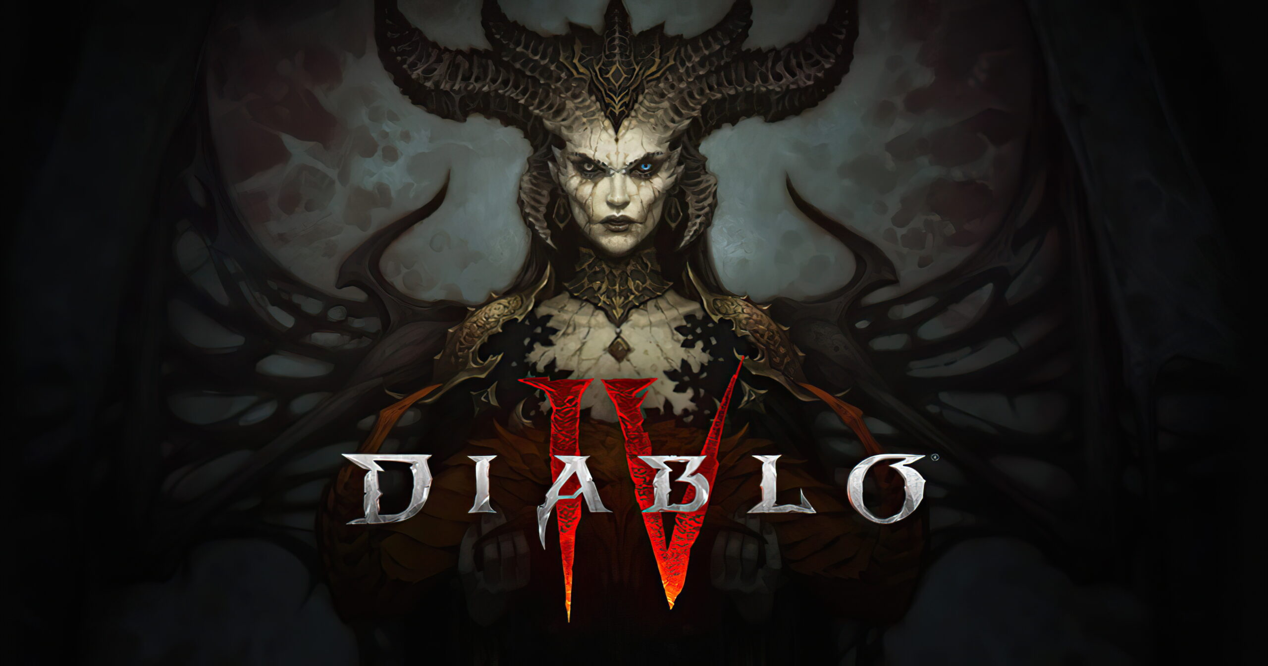 Modern and aesthetic visual representation of Diablo IV planning and Blizzard's 10-year strategy, incorporating fantasy and technological elements.