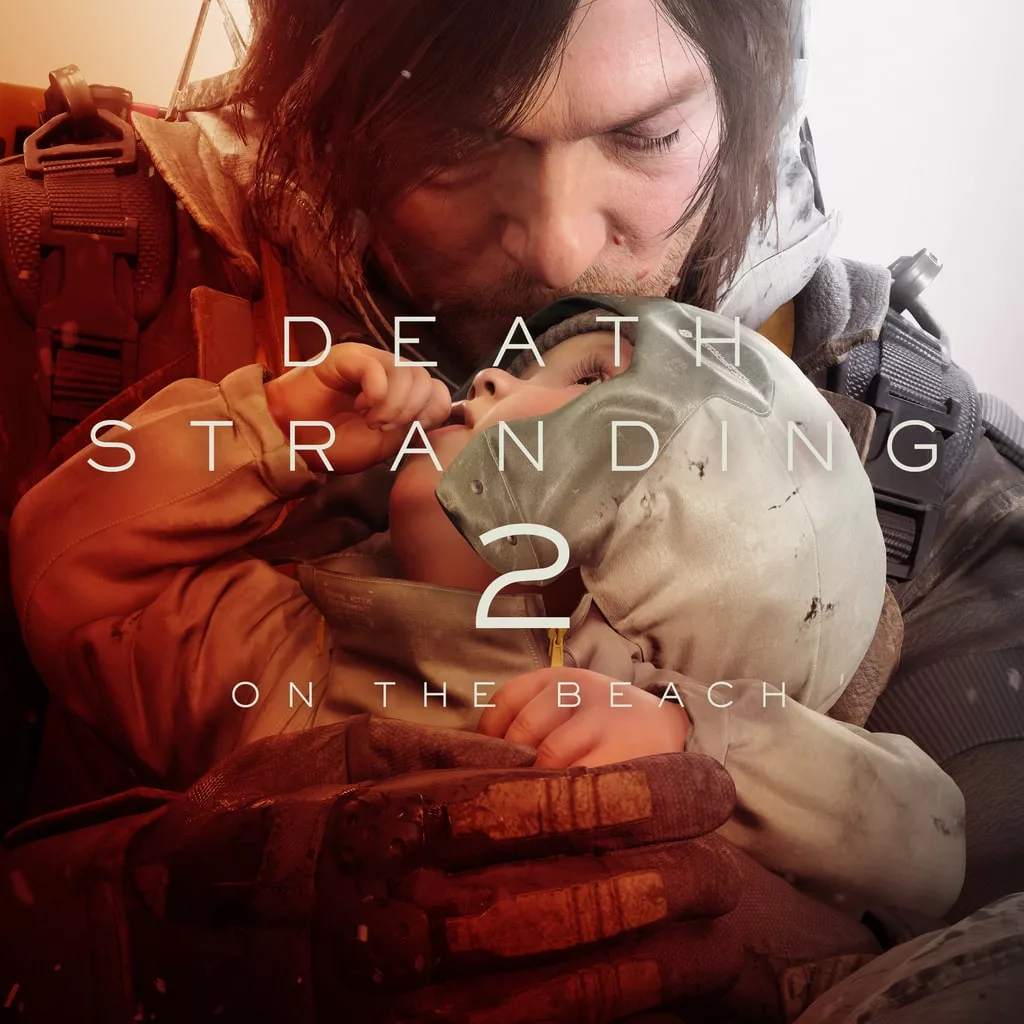 Futuristic landscape inspired by Death Stranding 2, featuring surreal elements and a cinematic aesthetic.