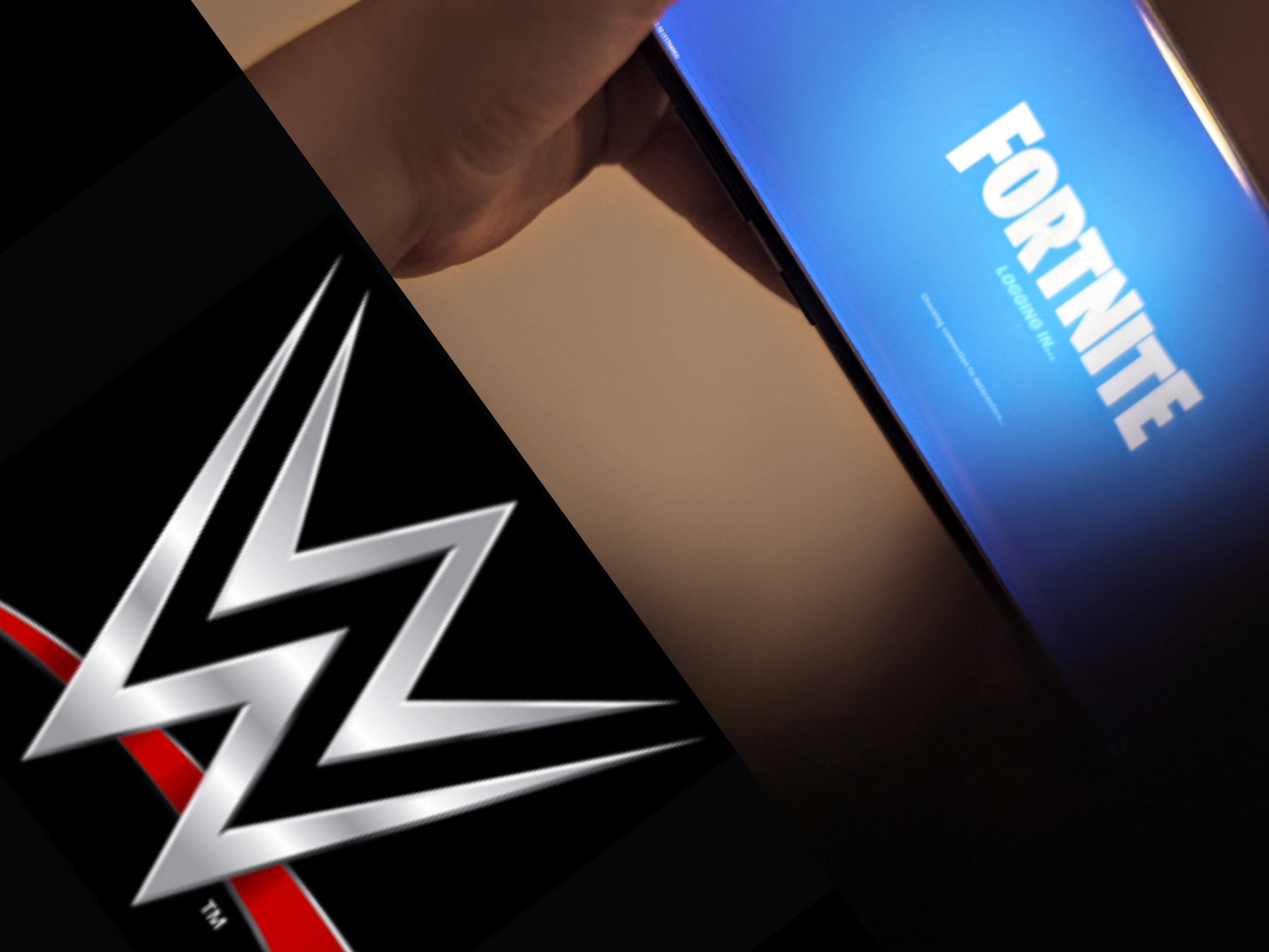 High-quality visual of Fortnite WWE collaboration featuring Cody Rhodes and The Undertaker in a dynamic, modern design.