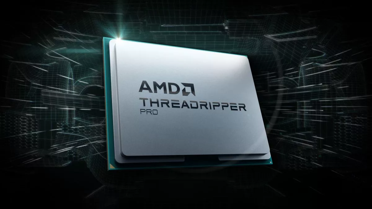 High-quality image of the AMD Ryzen Threadripper 9000 series representing modern technology and design.