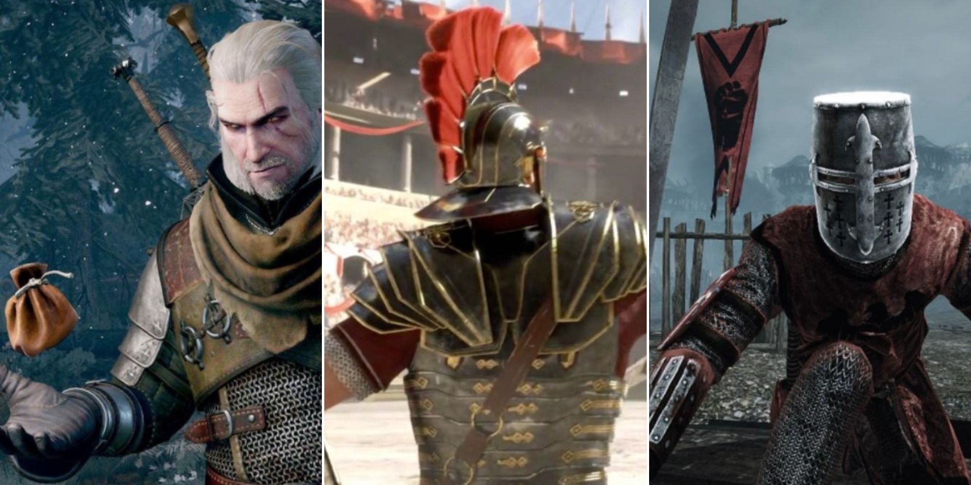 A stunning artistic representation of Geralt from Kingdom Come: Deliverance 2, capturing a blend of medieval and modern elements with an aesthetic focus.