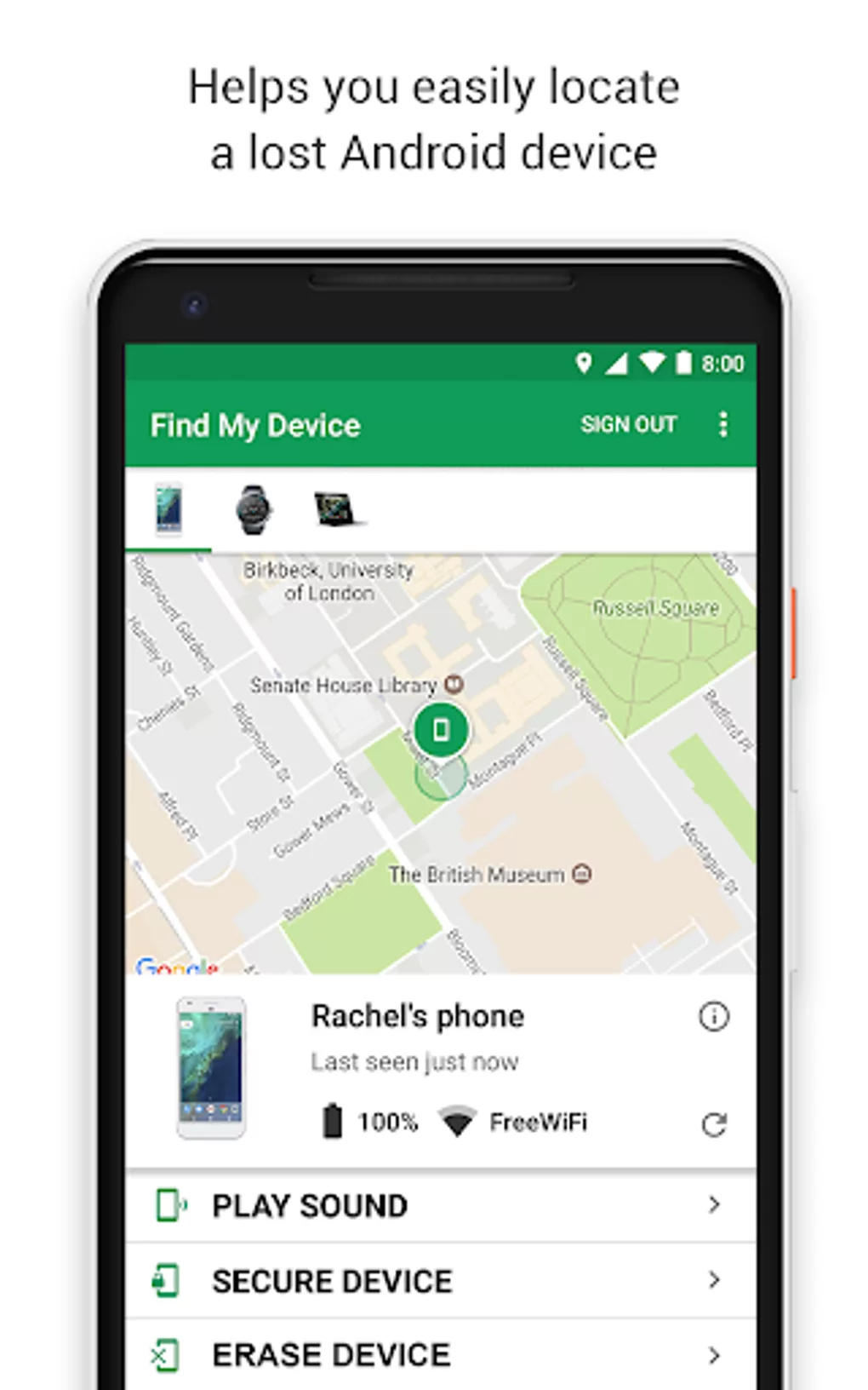 Android Find My Device: Hızda 4 Kat Artış Duyuruldu