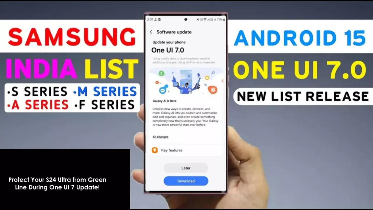 Samsung One UI 7: Galaxy S22'deki Yeni Özellikler
