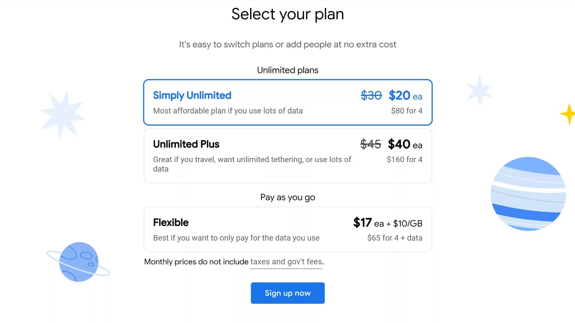 Google Fi Sınırsız Plan ile Uygun Fiyatlı Seçenekler