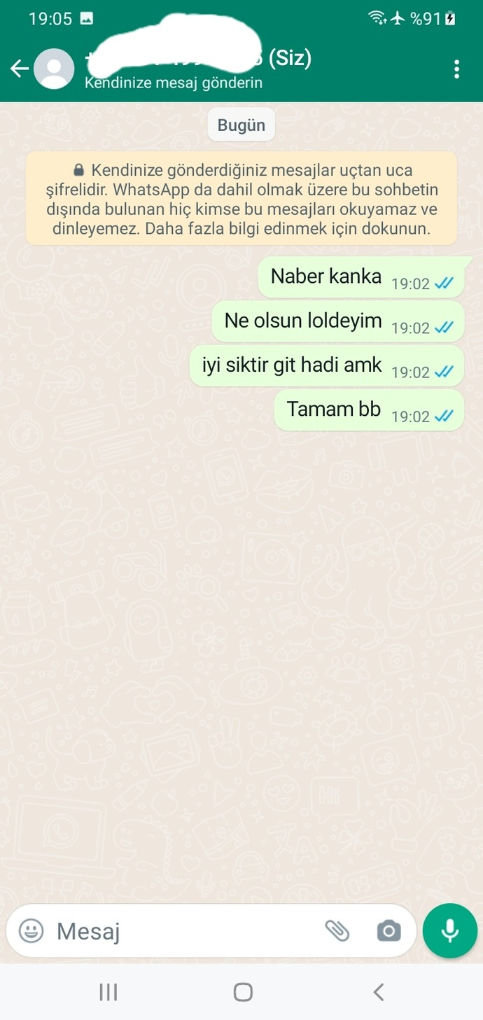 WhatsApp ipli mesaj yanıtları ile sohbetleri düzenleyin