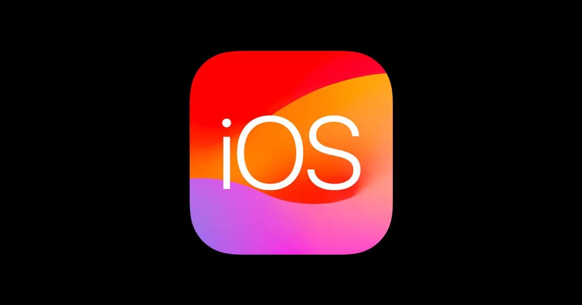 A modern digital illustration representing the iOS 18.5 update with vibrant colors and abstract shapes highlighting new features.
