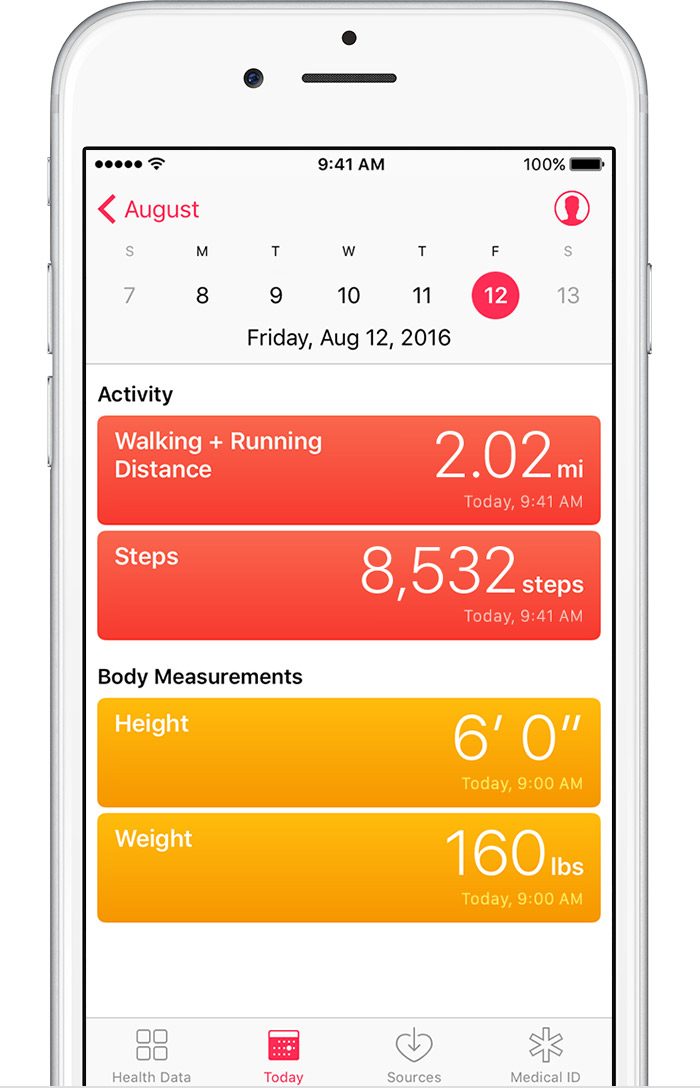 A modern visual representation of the Apple Health app alongside AI innovations in healthcare featuring technology icons and a sleek design.
