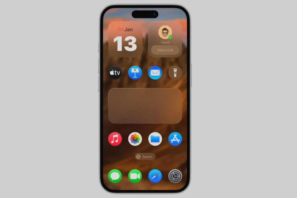 Modern graphic of iPadOS 19 showcasing new features on a sleek iPad design.