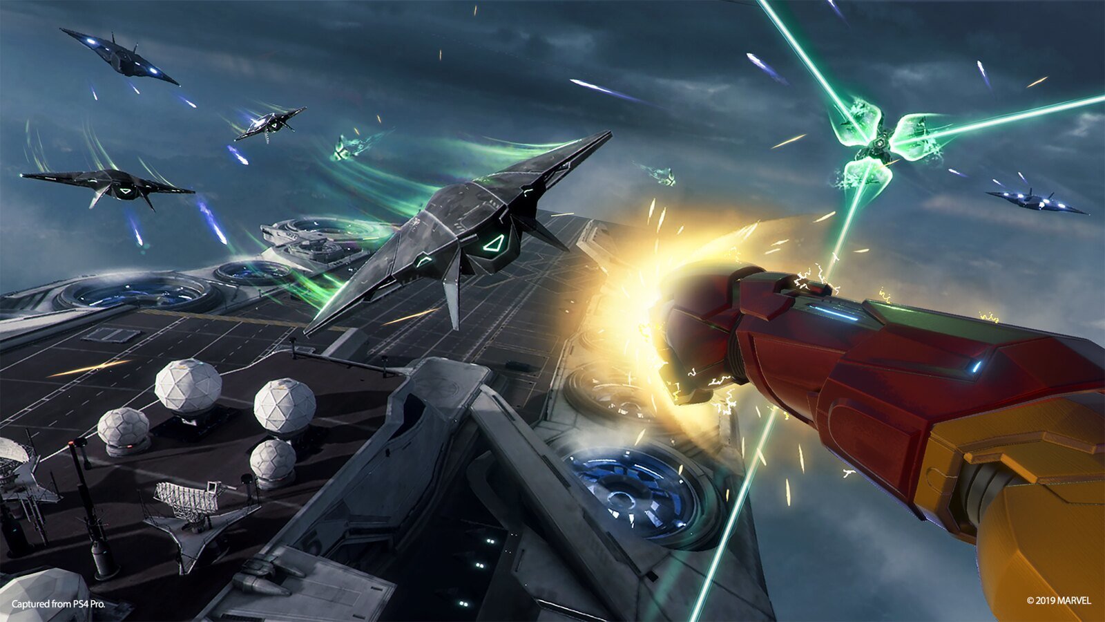 Futuristic illustration featuring Iron Man suit in a high-tech environment for GDC announcements.