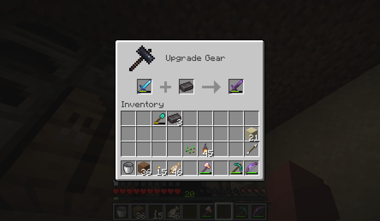 High-quality visual guide for finding and using Netherite in Minecraft, featuring a character mining in the Nether.