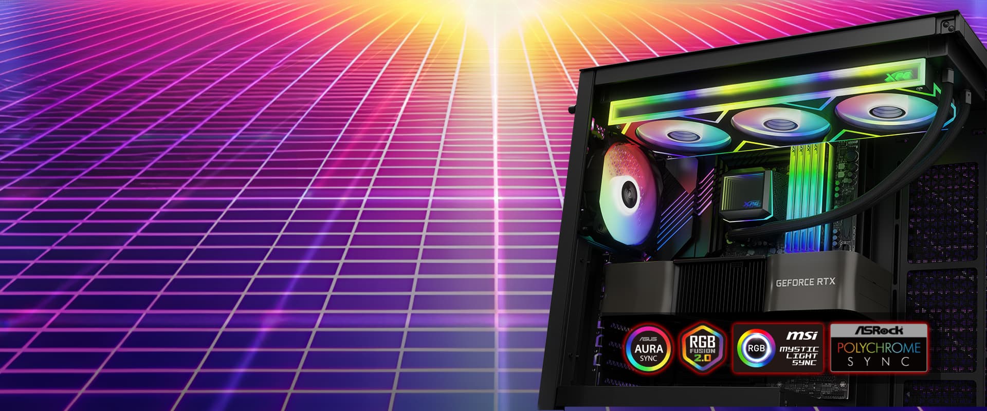 A modern and high-quality graphic design showcasing the LEVANTE II 360 AIO cooler, emphasizing technology and innovation.