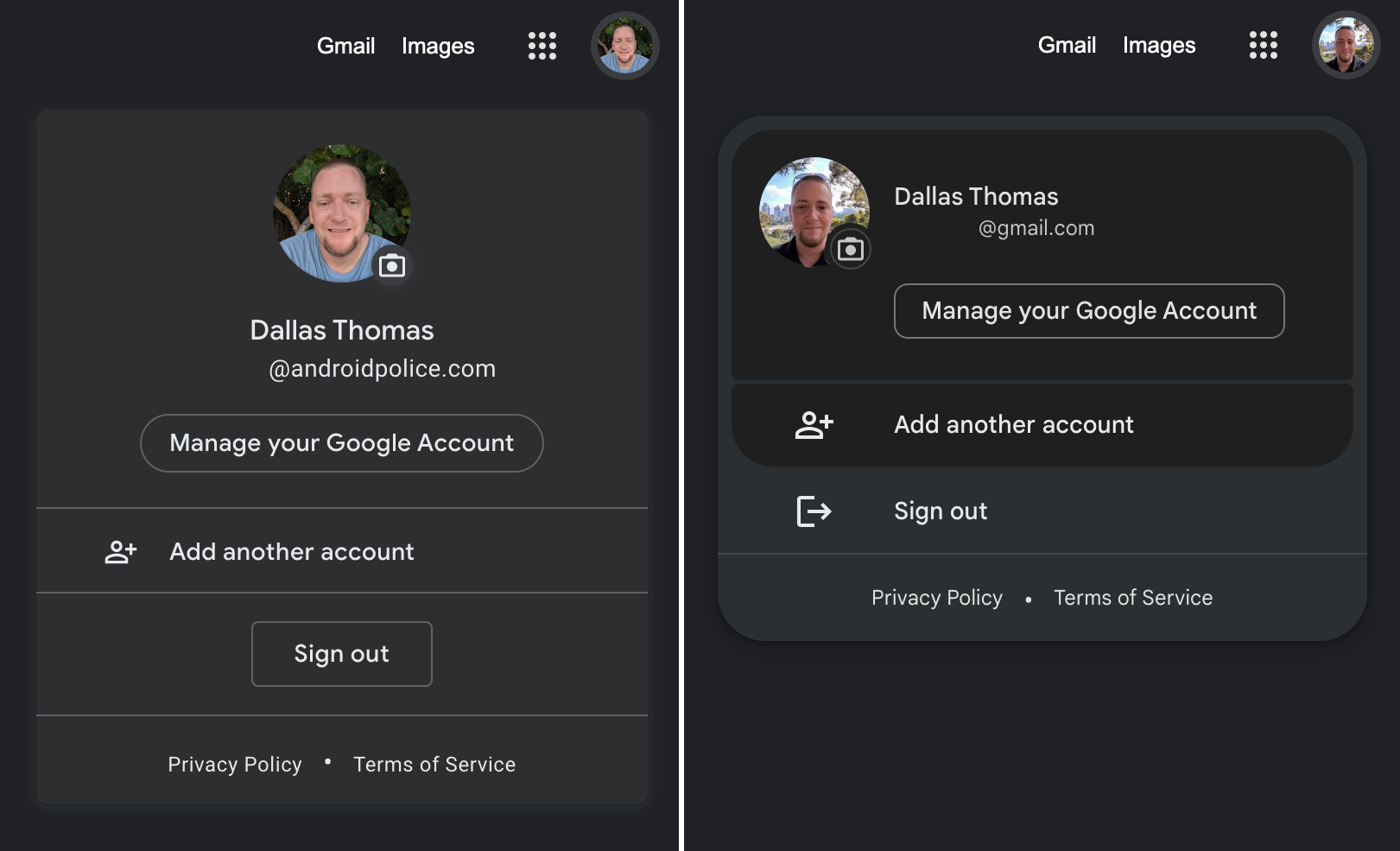 Modern and aesthetic visual representation of Google account switching with colorful icons and a sleek digital interface.
