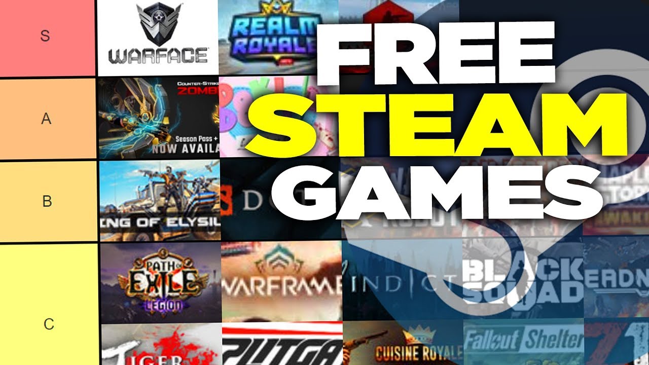 Modern illustration showcasing free games on Steam in March with vibrant colors and a futuristic design.