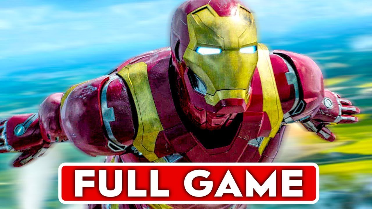 A modern and aesthetic representation of Iron Man game announcements at GDC, featuring futuristic technology and iconic Iron Man colors.