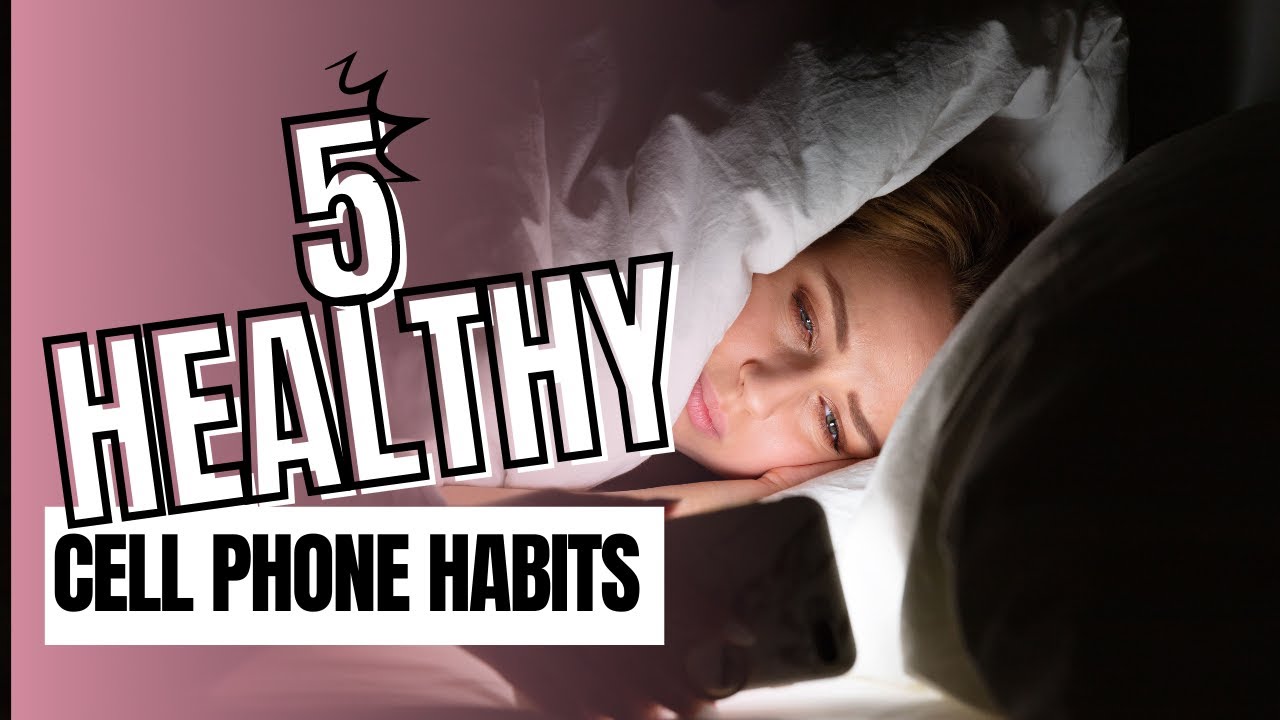 An aesthetic representation of healthy Verizon phone habits, showing a person using their smartphone mindfully and effectively.