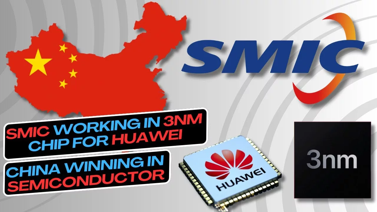 A modern and high-tech representation of the Huawei 3nm GAA chip showcasing its revolutionary design in the semiconductor industry.
