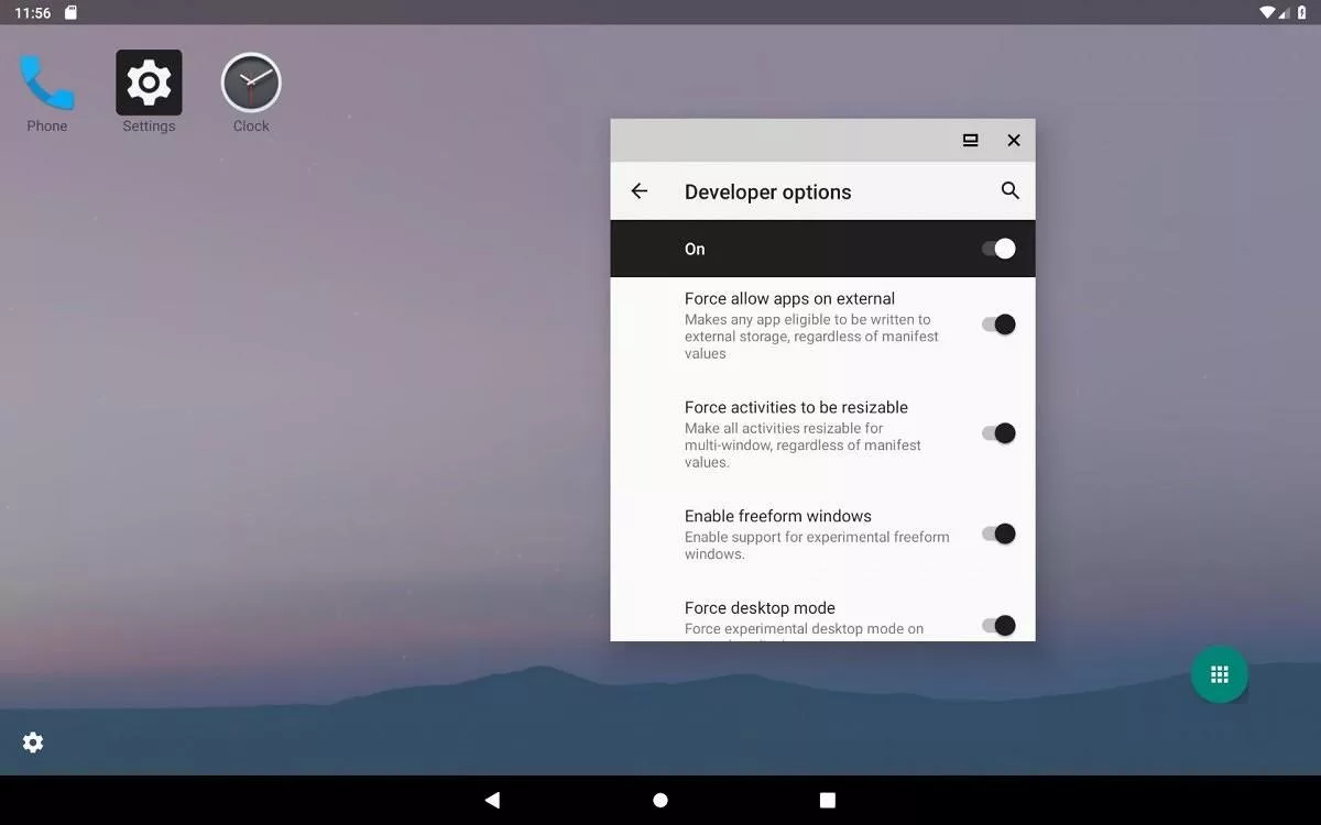 High-quality modern graphic representation of Android Desktop Mode showcasing its features and design.