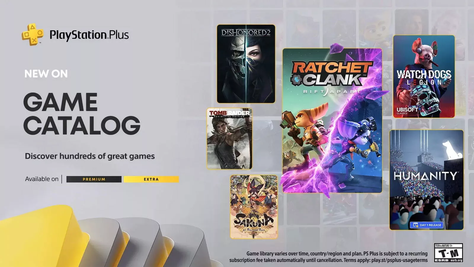 Modern digital art design for PS Plus May 2025 games visually showcasing gaming culture and technology.
