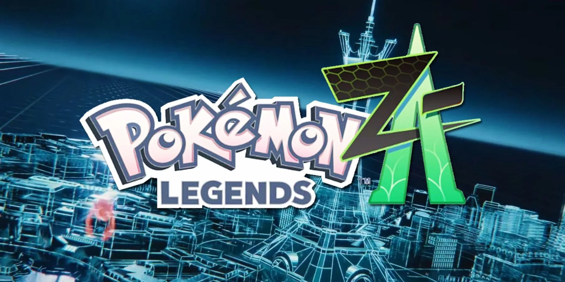A vibrant and modern artwork for Pokémon Legends Z-A featuring iconic Pokémon characters in a dynamic adventure setting.
