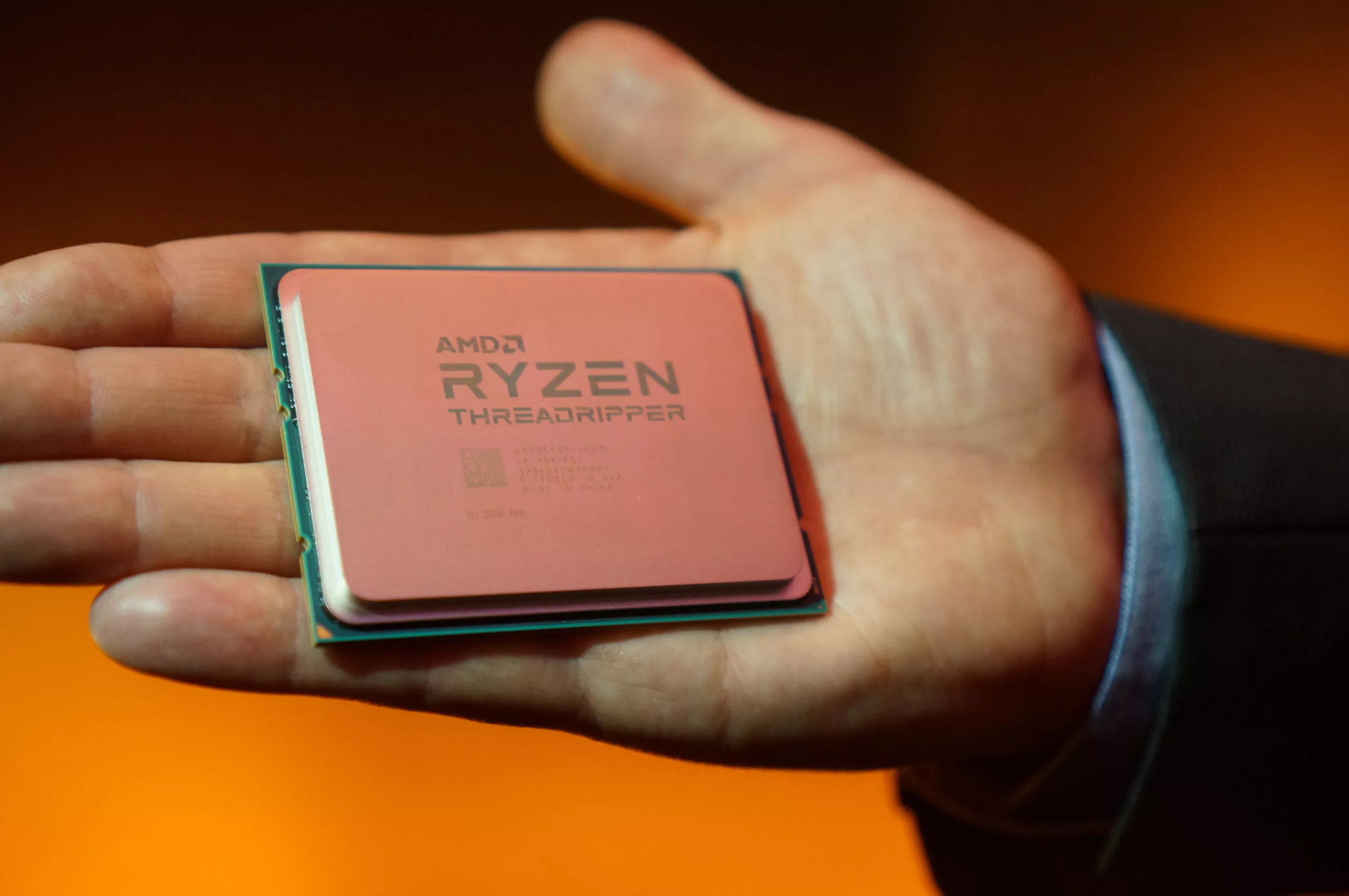 High-quality artistic representation of AMD Ryzen Threadripper 9000 series HEDT CPUs showcasing modern technology and design.