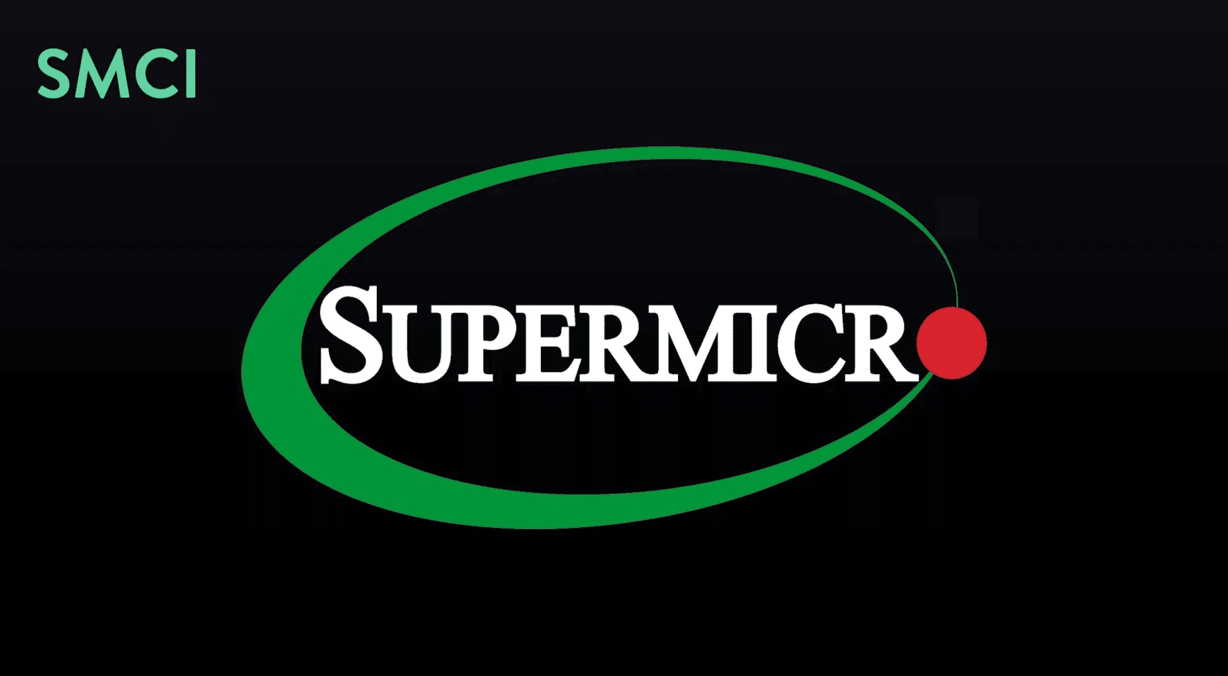 Advanced technology illustration of Super Micro Computer's data center featuring AI racks and liquid cooling systems, showcasing innovation in server technology.