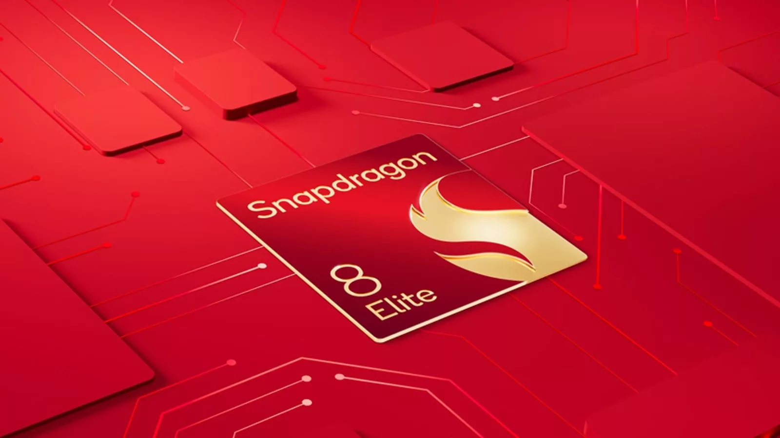 A modern and aesthetic representation of Snapdragon 8 Elite Leading Edition showcasing its gaming performance with vibrant colors and technological elements.