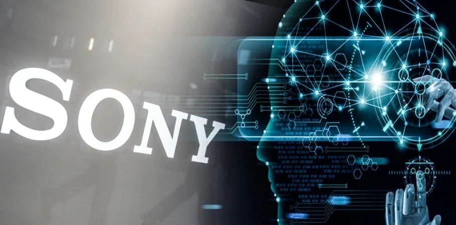 A futuristic digital artwork showcasing Sony AI characters designed to enhance gaming experiences.