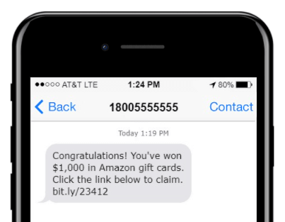 High-quality modern graphic illustrating spam text messages challenges with a technological aesthetic.