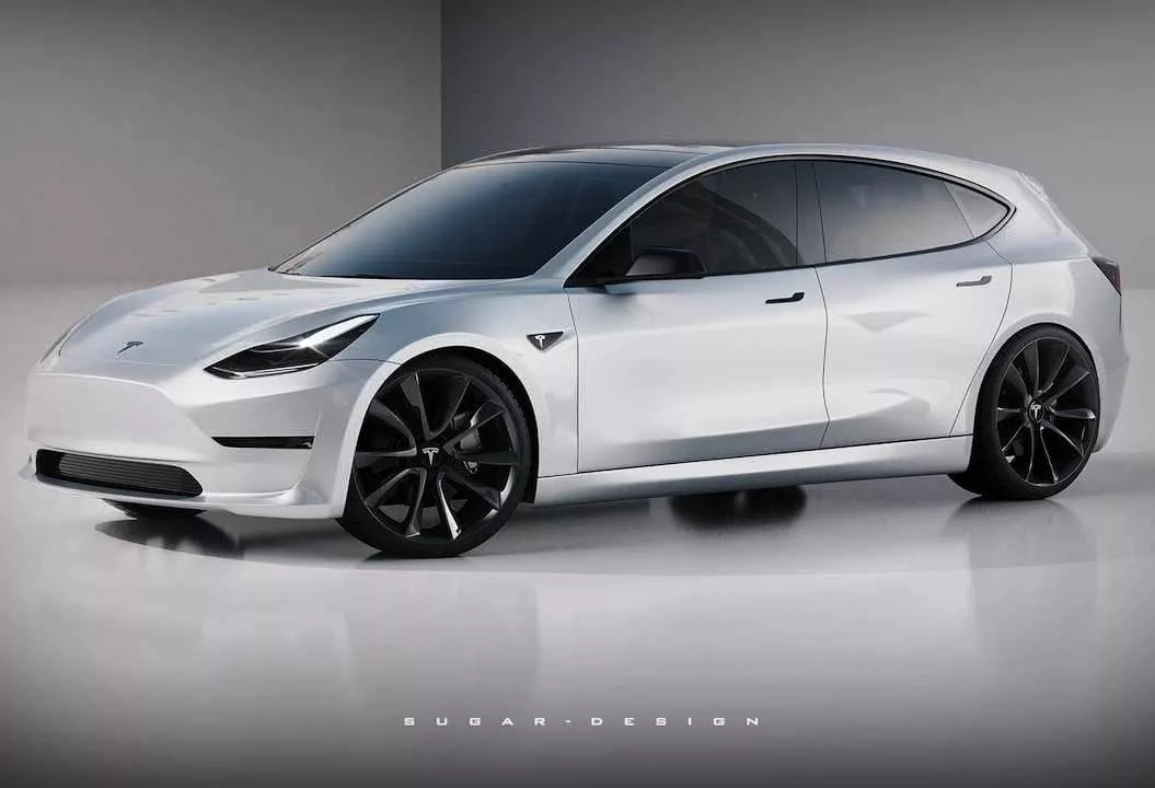 High-quality visual representation of Tesla's low-cost model set in a futuristic cityscape for 2025, highlighting innovation and sustainability.