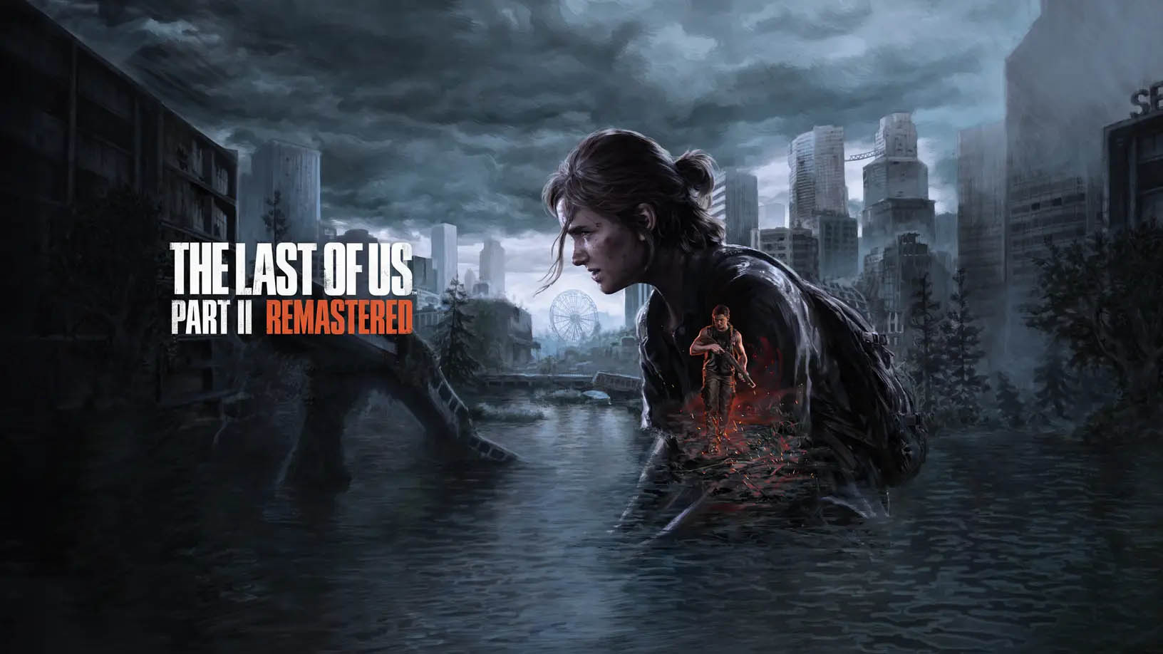A modern and aesthetic graphic showcasing the PC system requirements for The Last of Us 2 Remastered featuring gaming-themed elements.