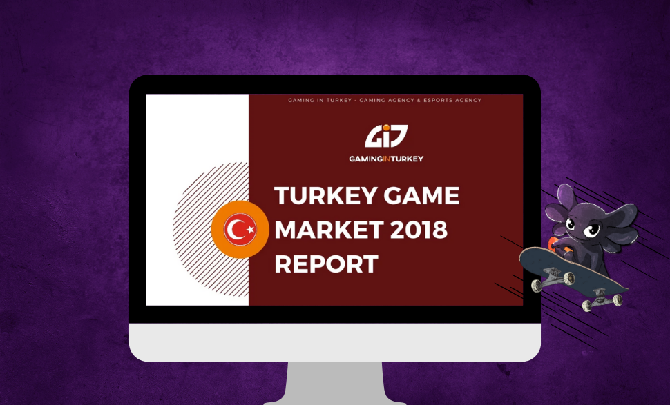 Infographic on the development and future of the digital gaming industry in Turkey.